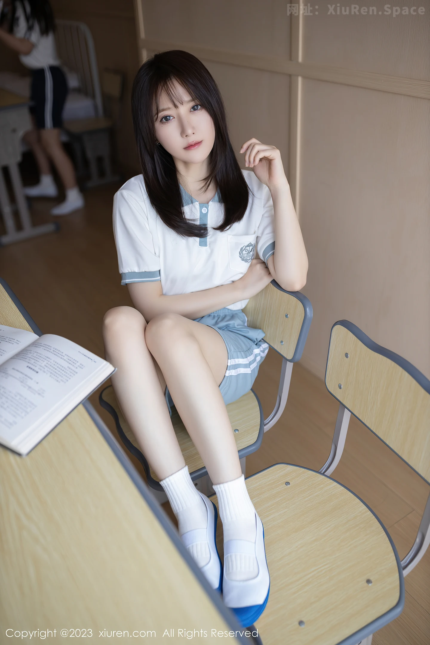 图片[5]-[XiuRen秀人网] VOL.6962 模特鱼子酱Fish＆杏子Yada性感运动装系列秀完美身材诱惑写真81P-秀人网官方网站